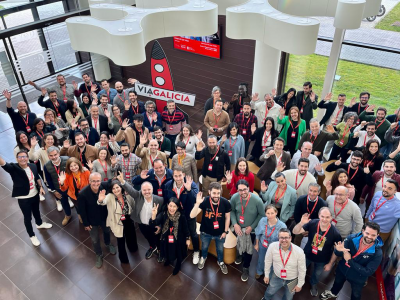 Representantes de proxectos no Startup Day de ViaGalicia